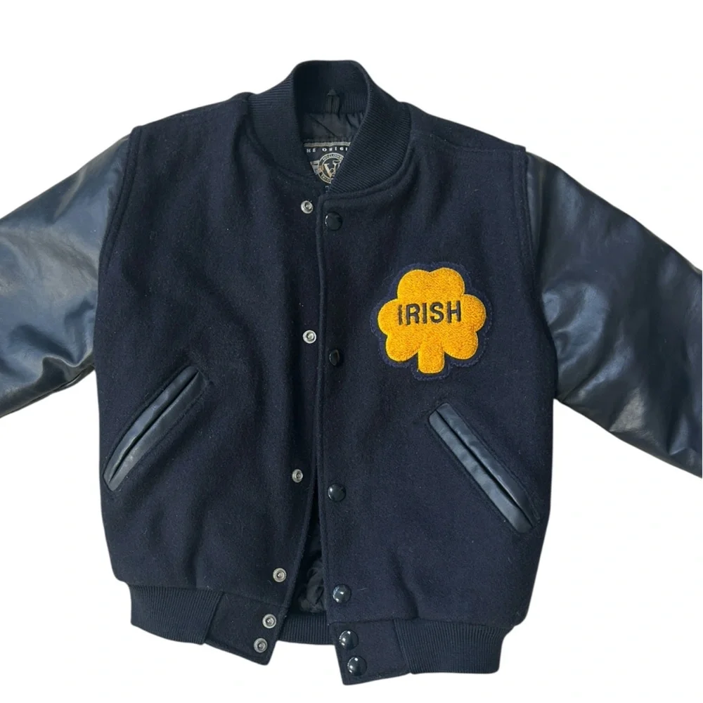 Holloway Notre Dame Rudy Varsity Letterman Jacket Youth Small